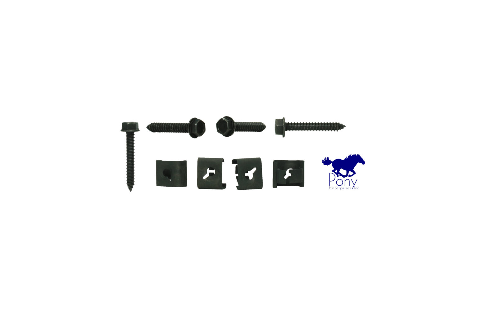 www.ponyent.com Pony Enterprises Mustang Hardware screws