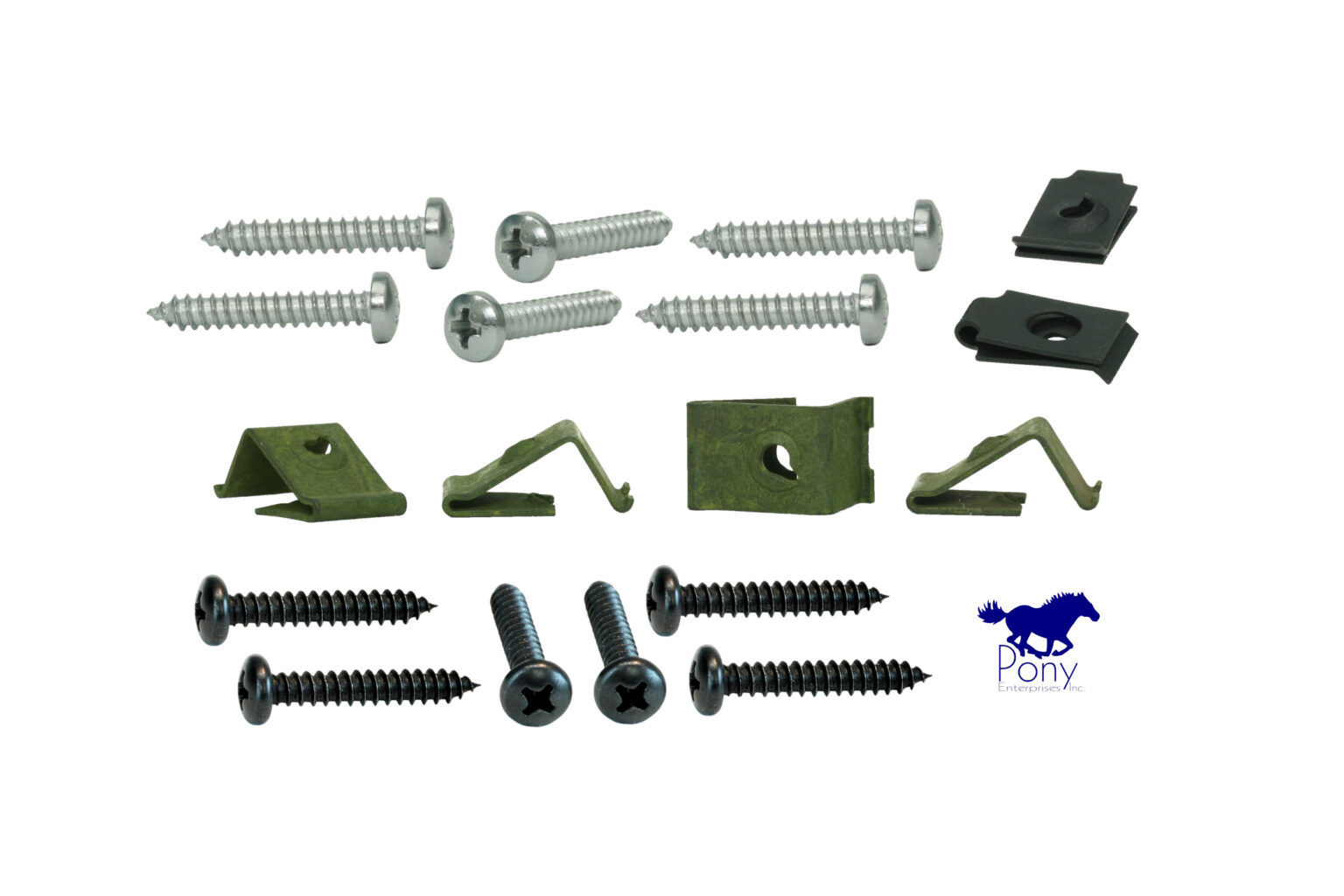 www.ponyent.com Pony Enterprises Mustang Hardware kit
