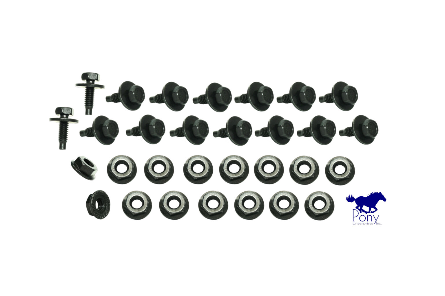 www.ponyent.com Pony Enterprises Mustang Hardware kit